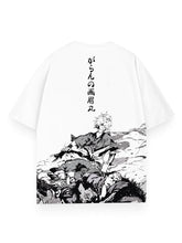 THE EMPTY FLAME OVERSIZE WHITE TEE