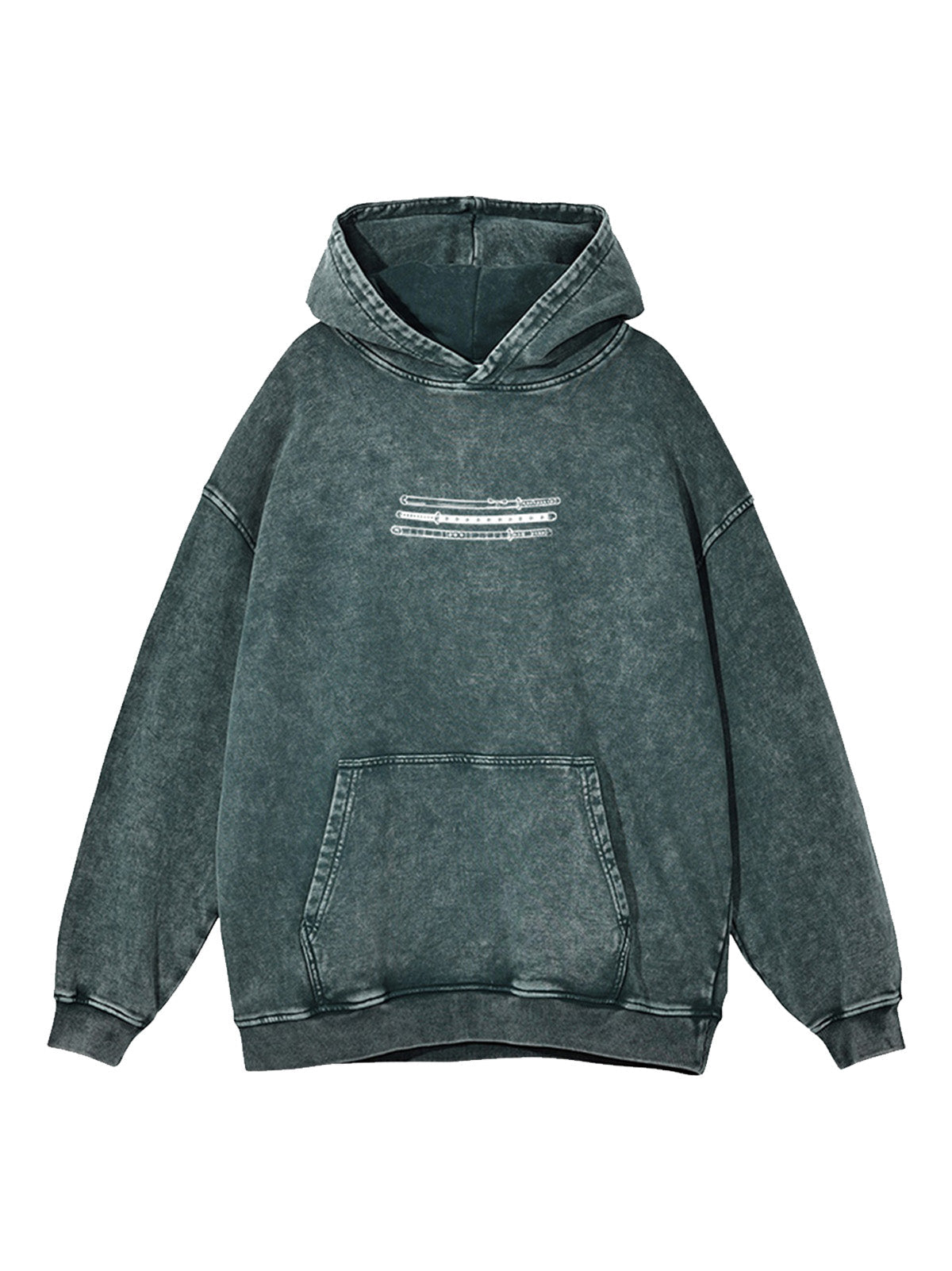 NOTHING HAPPENED VINTAGE HOODIE
