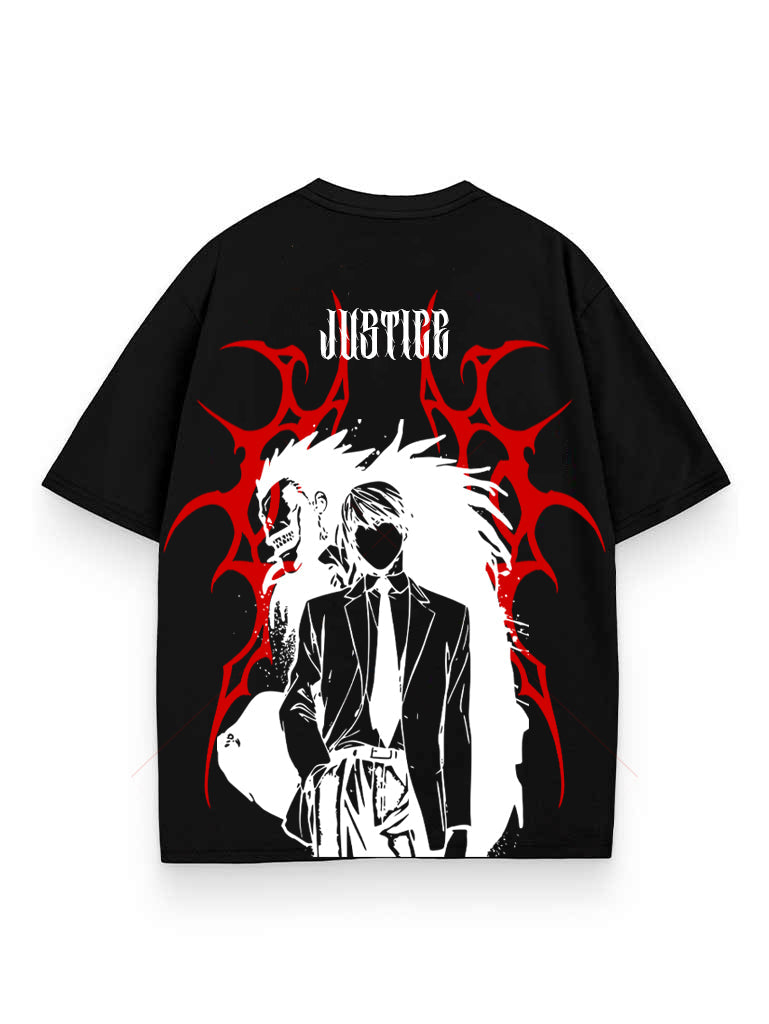 CRUEL JUSTICE 2-SIDED OVERSIZE TEE