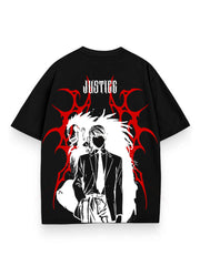 CRUEL JUSTICE 2-SIDED OVERSIZE TEE