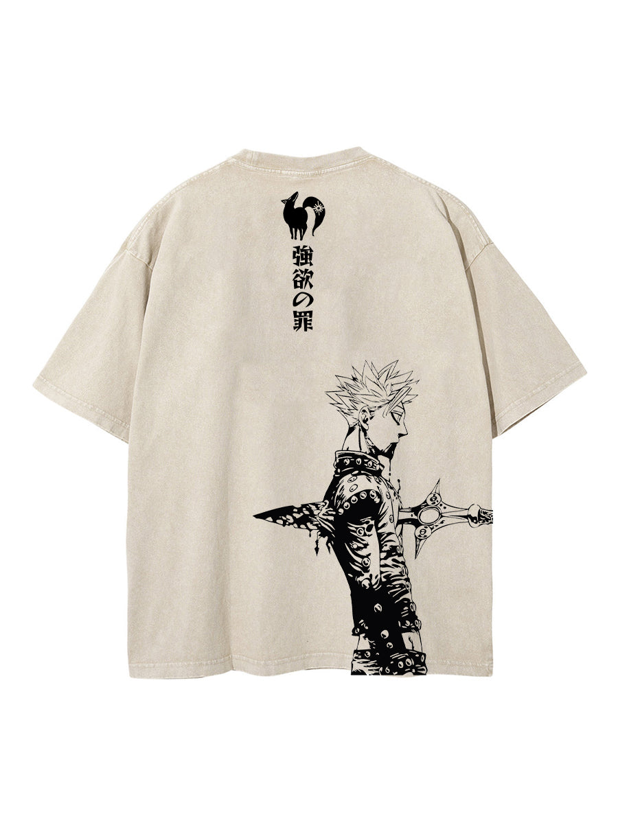 CROWN & CLAWS OVERSIZE VINTAGE TEE