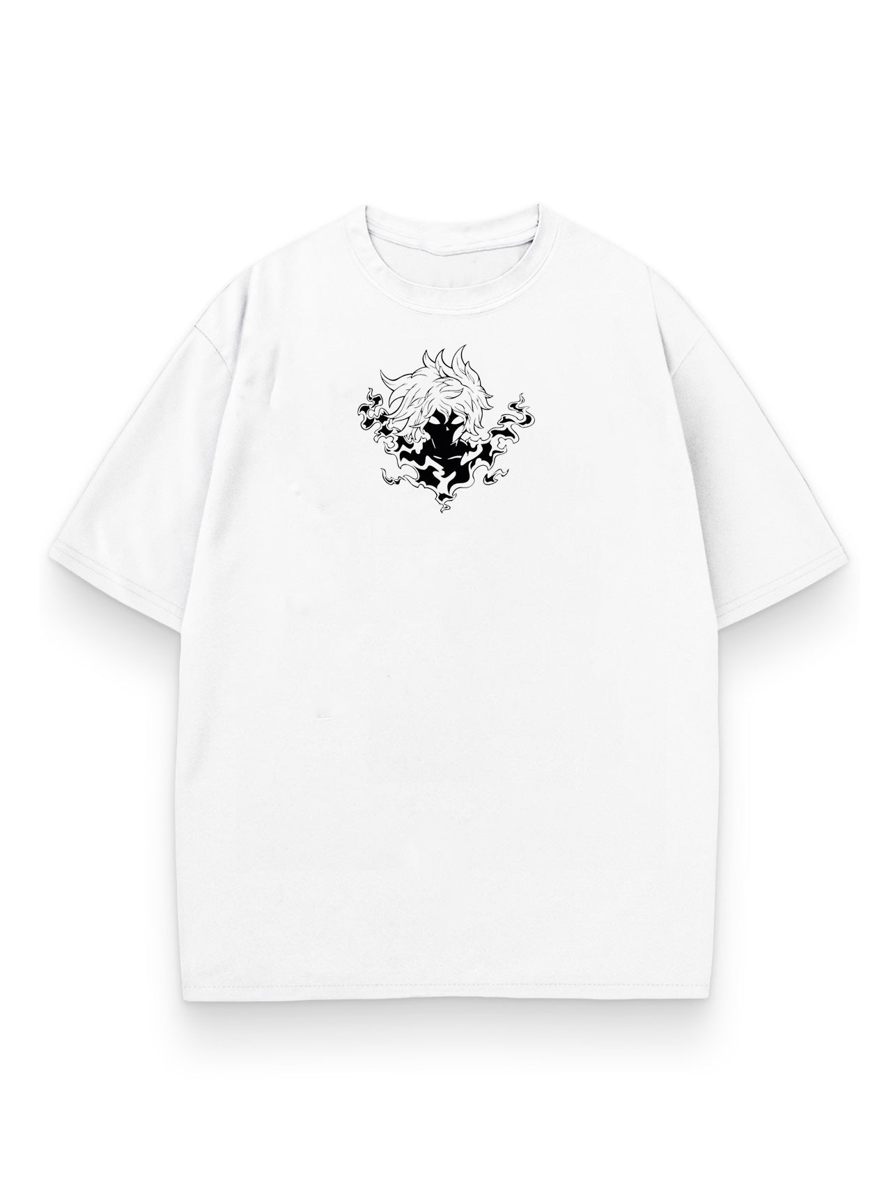 THE EMPTY FLAME OVERSIZE WHITE TEE