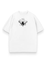 THE EMPTY FLAME OVERSIZE WHITE TEE