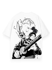 KOI REQUIEM OVERSIZE WHITE TEE