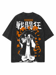 BATTLE DEMON 2-SIDED OVERSIZE VINTAGE TEE