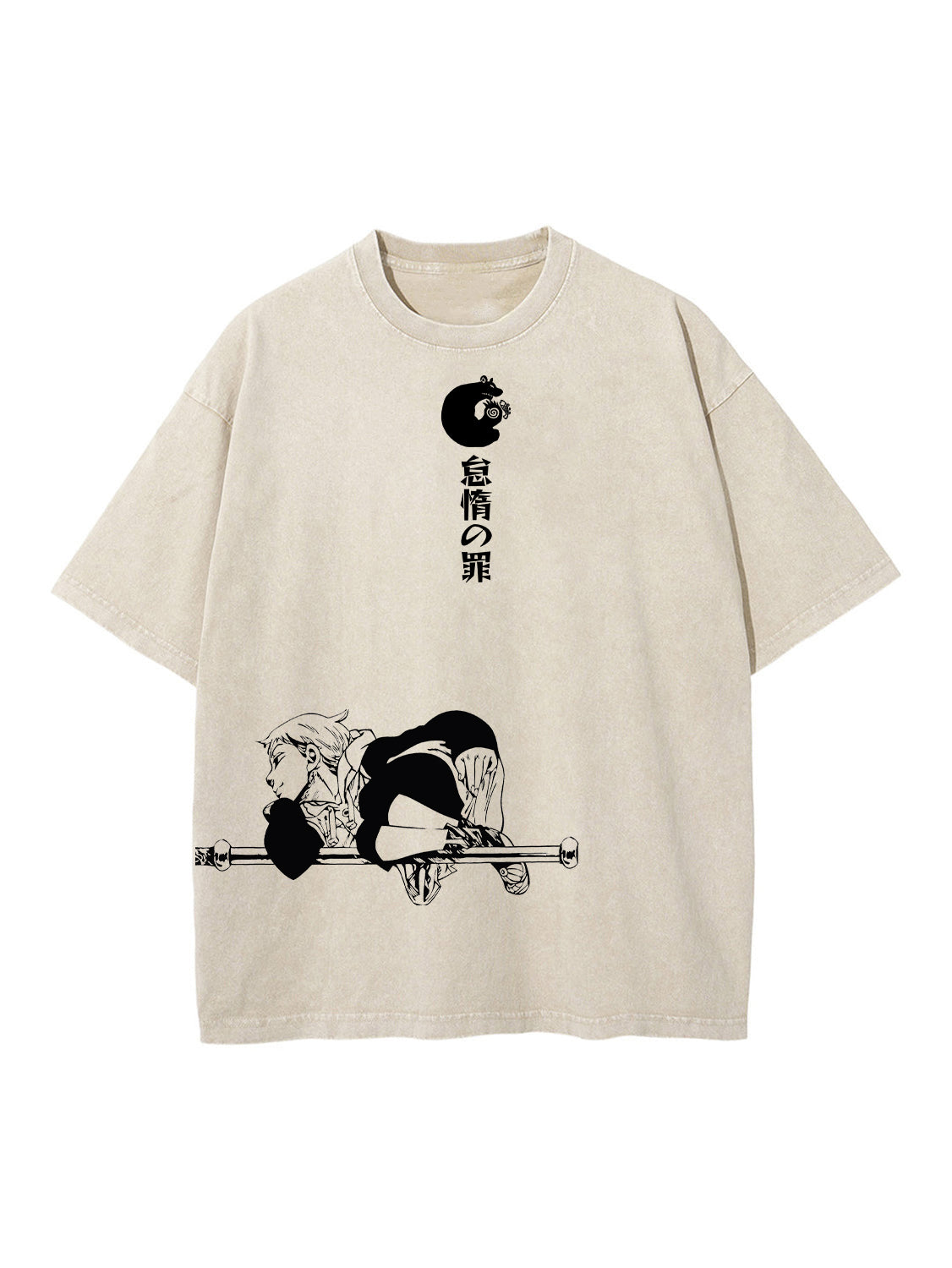 CROWN & CLAWS OVERSIZE VINTAGE TEE