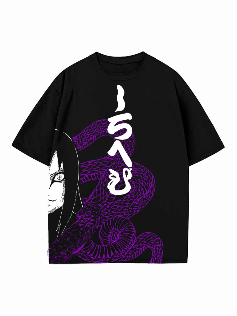 WHITE SERPENT OVERSIZE TEE