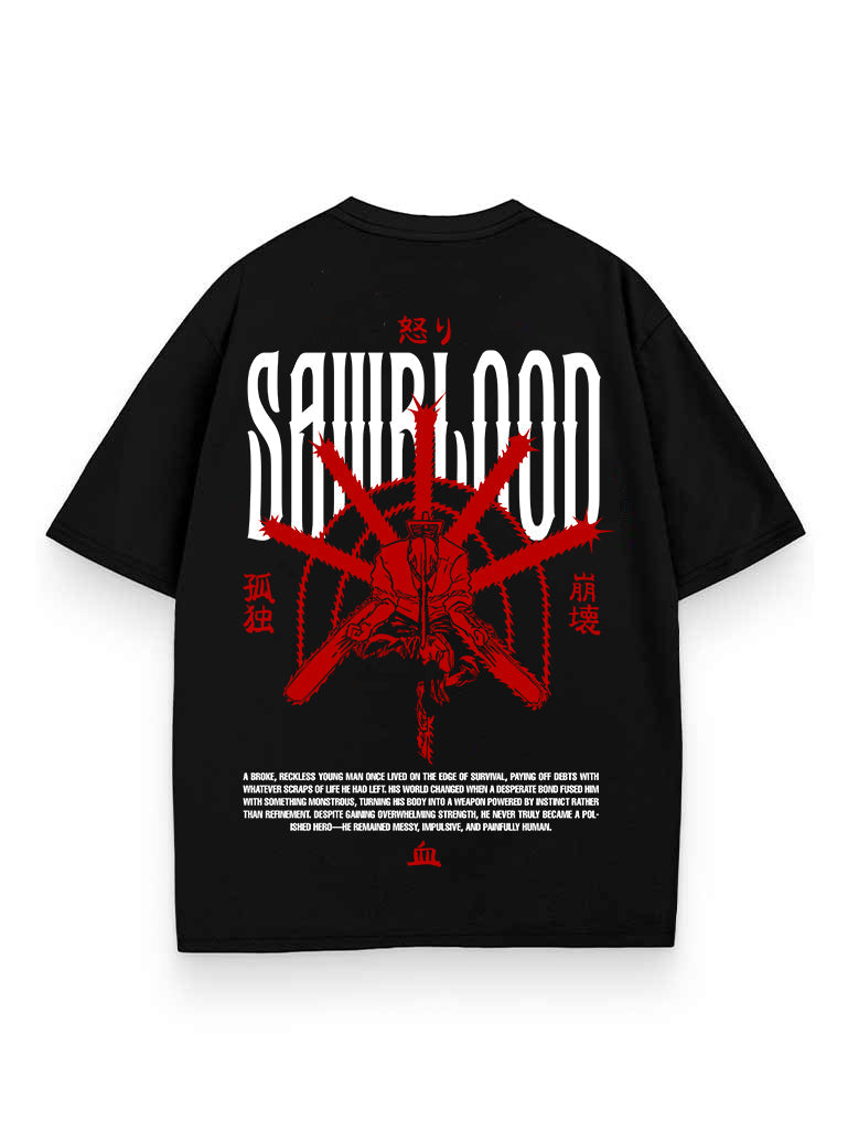 RIP AND TEAR 2-SIDED OVERSIZE TEE