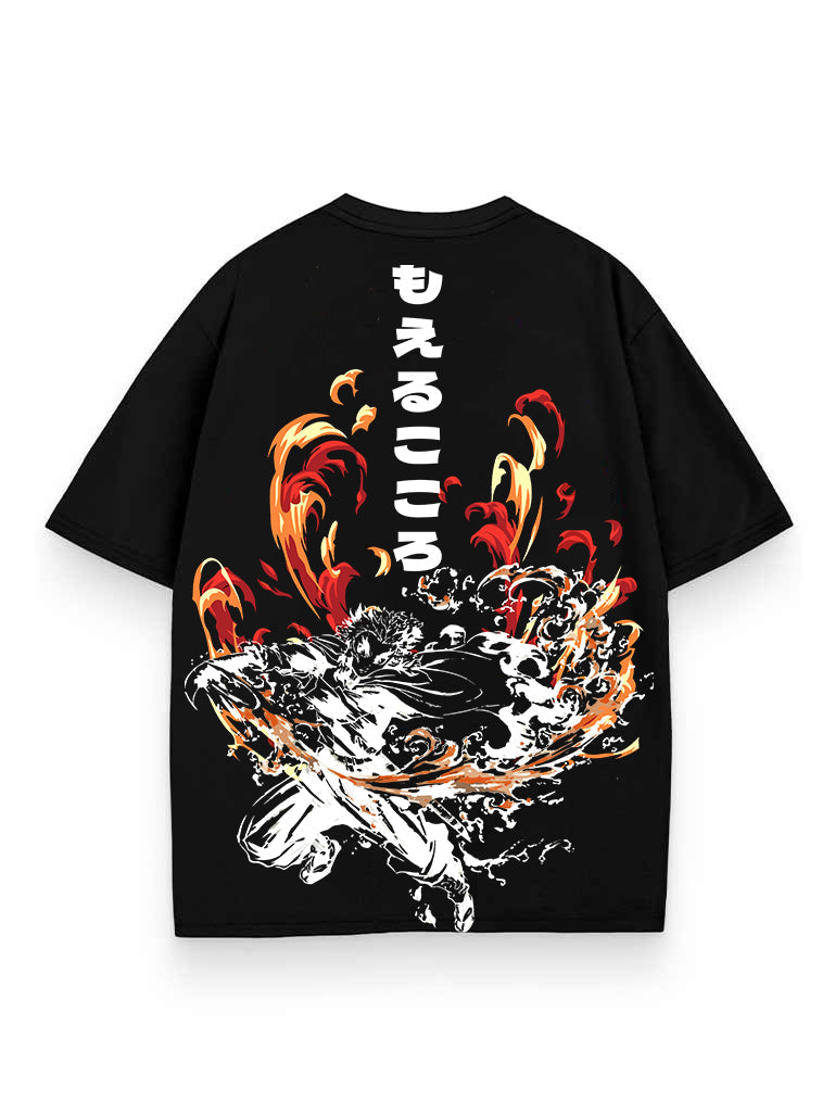 BURNING SOUL OVERSIZE TEE