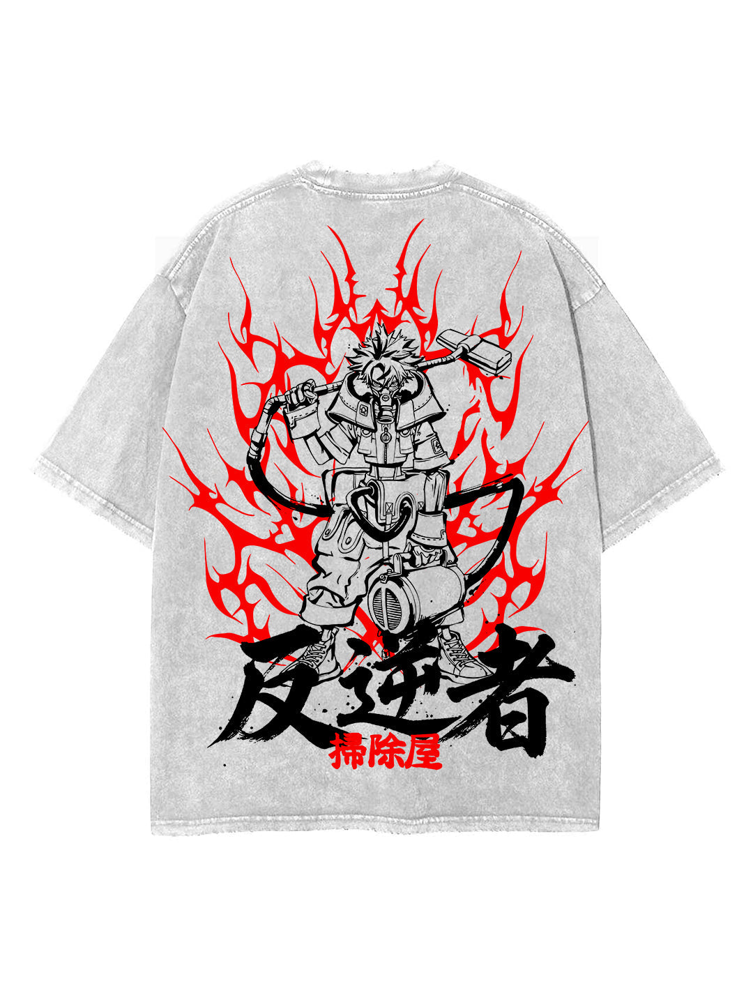 SCRAP REBEL 2-SIDED OVERSIZE TEE