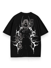 DECAYING HEART 2-SIDED OVERSIZE TEE