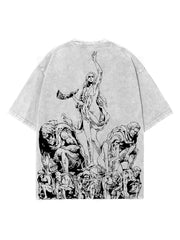 FOUNDING BLOOD 2-SIDED OVERSIZE VINTAGE TEE